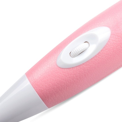 Pixey - 手持式按摩棒 - 粉红/白色 照片