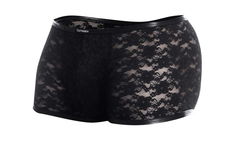 Cut4men - Lace Trunk - Black - M photo