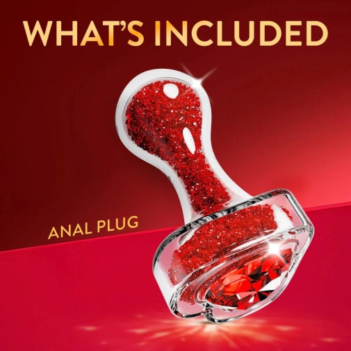 Oh My Gem - Lustre Butt Plug - Red 照片