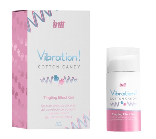 INTT - Vibration! Cotton Candy Tingling Gel - 15ml photo