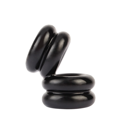 Chisa - Dual Chubby Support Ring - Black photo