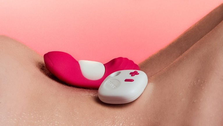 Sauce - Bow Bow Sensing Panty Vibrator - Pink photo