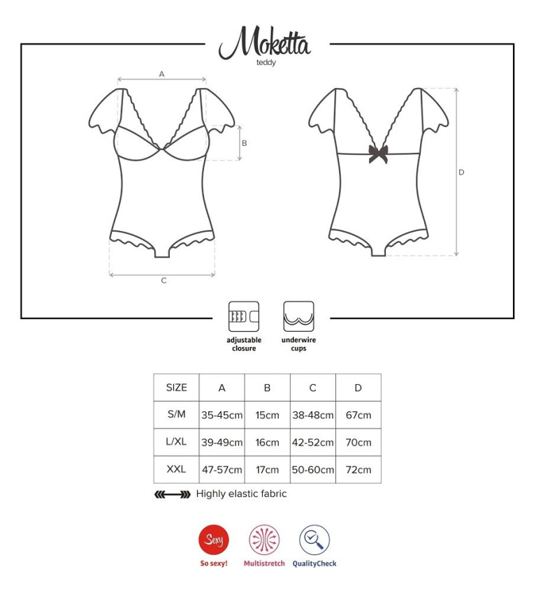 Obsessive - Moketta 連身內衣 - L/XL 照片