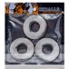 Oxballs - Fat Willy Cockring 3's Pack - Clear photo-6