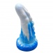 FAAK - Rhino Horn Anal Plug - White/Blue photo-7