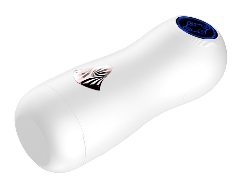 Secwell - Vibro Realictic Masturbator w Voice - White 照片