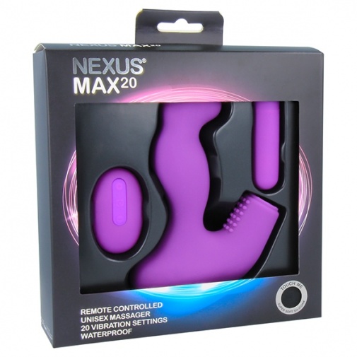 Nexus - Max 20 全性别震动器 - 紫色 照片