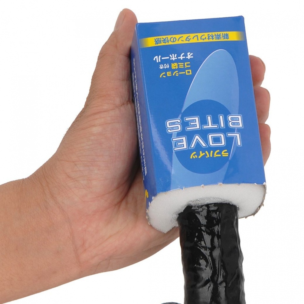 Love Bites - a new type of disposable masturbator with a uni... Rends - Love Bites Sponge Masturbator photo-7
