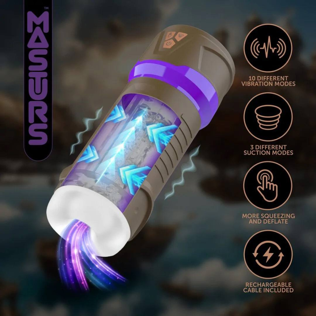 Masturs - Misty Steam Mistress Vibro Masturbator 照片-3