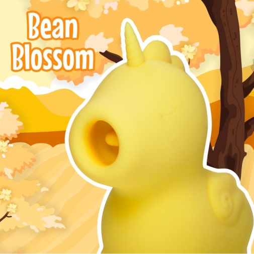 Creative C - Unihorn Bean Blossom Vibrator - Yellow photo