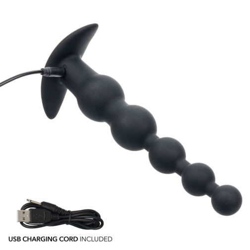 CEN - X-5 Power Vibro Anal Beads - Black photo