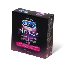 Durex - Intense Orgasmic Condoms 3's Pack photo