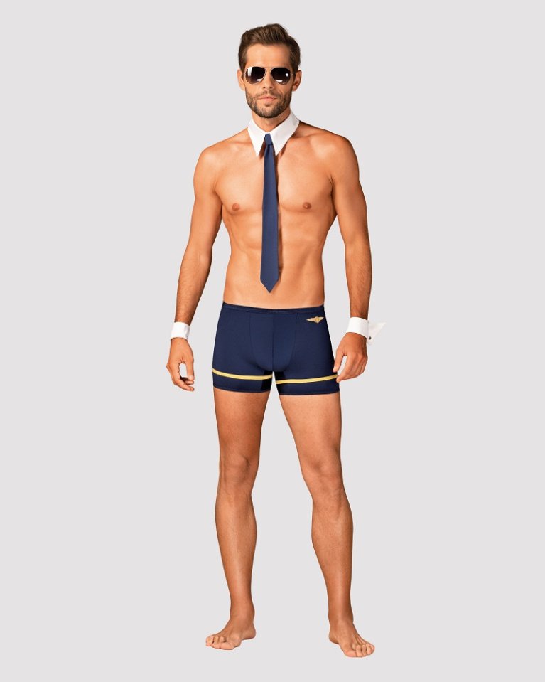 Obsessive - Pilotman Set - Blue - L/XL photo