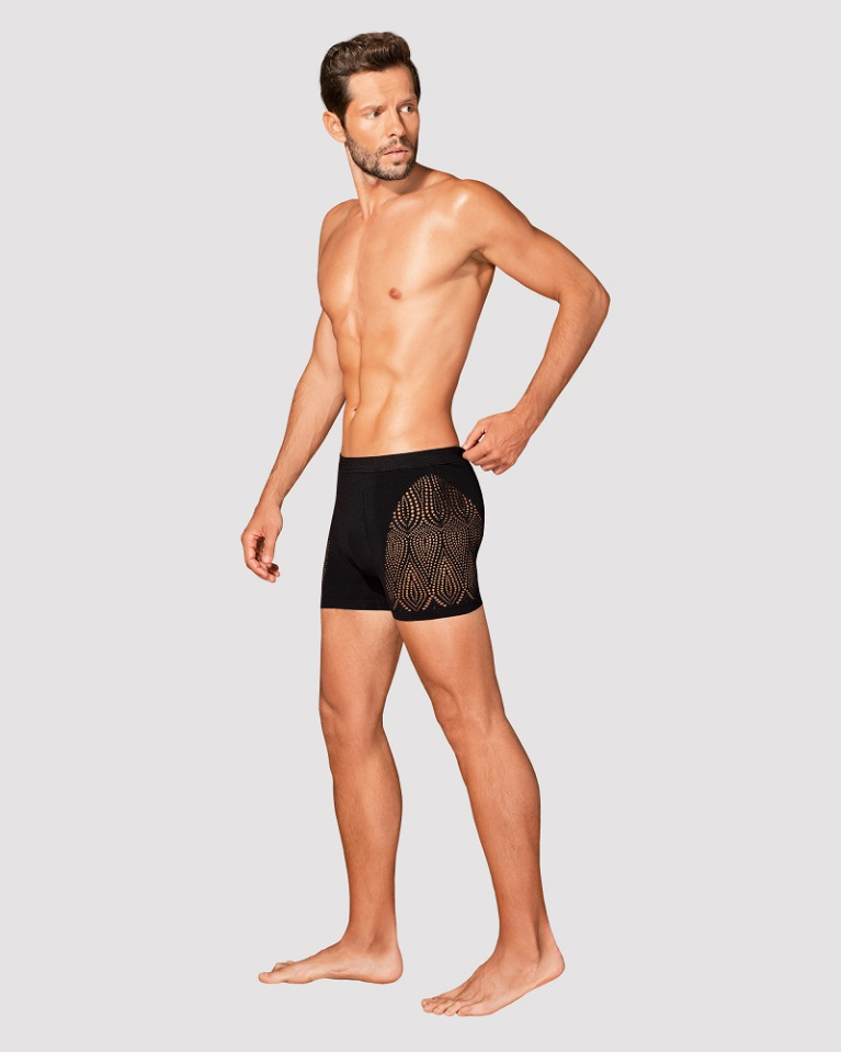 Obsessive - M103 男士四角內褲 - 黑色 - 細碼/中碼/大碼 照片