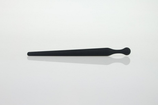 MT - Silicone Urethral Sound 100mm - Black photo