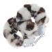 Ouch - Heavy-Duty Fluffy Hand Cuffs - Snow Leopard 照片