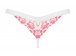 Obsessive - Bloomys Thong - White/Pink - S/M photo-7