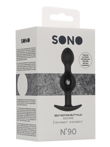 Sono - #90 Self Motion Butt Plug - Black photo