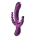 Honey Play Box - Trilux Rabbit Vibrator w Beads - Purple photo