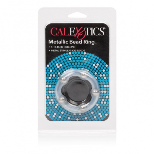 CEN - Metallic Bead Ring - Clear photo