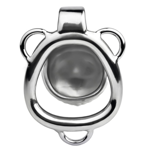 FAAK - Shell Chastity Cage 45mm - Silver 照片