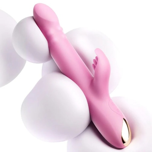 Erocome - Leominor Kissing Thrusting Vibrator - Pink 照片