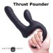 Master Series - Thrust Pounder 抽插式震动棒 - 黑色 照片-3