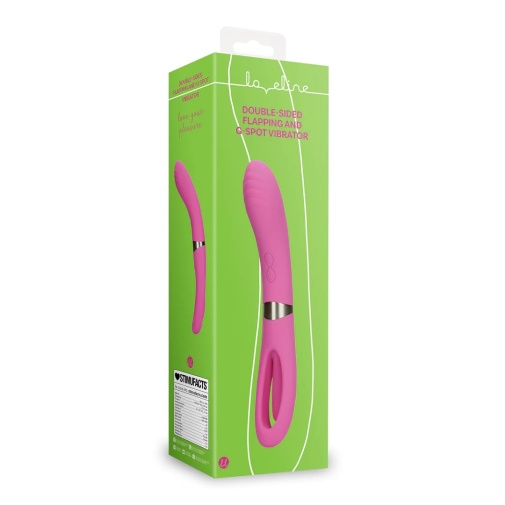 Loveline - Double Sided Flapping Vibrator - Pink 照片