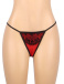 Ohyeah - Lace Garter Panty - Black/Red - M 照片-8