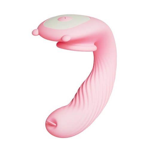 Secwell - Bear Dual Vibrator - Pink 照片