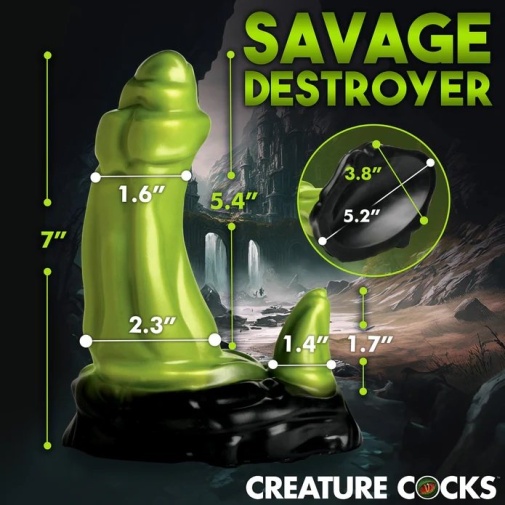 Creature Cocks - Orc Dildo - Green photo