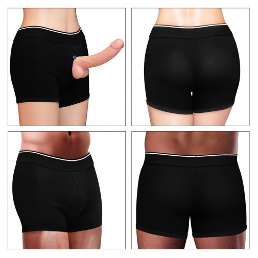Lovetoy - Strapon Shorts For Sex - Black - L photo