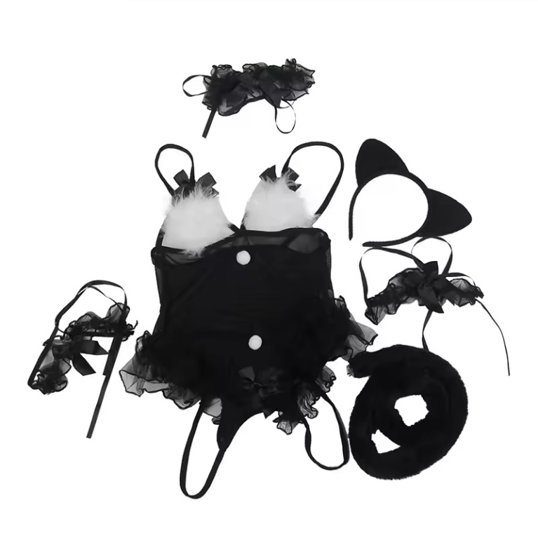 Ohyeah - Sexy Cat Costume - Black - M photo