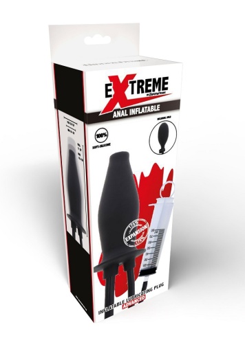 Hidden Desire - Extreme Inflatable Lubricate Plug - Black photo