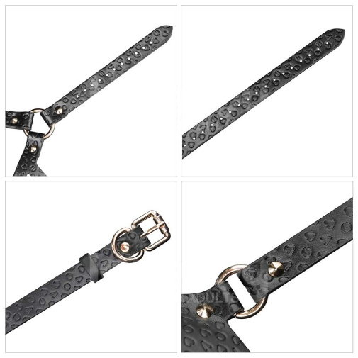 Lovetoy - Rebellion Reign Dark Bunny Face Mask - Black 照片
