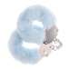 Ouch - Heavy-Duty Fluffy Hand Cuffs - Powder Blue 照片
