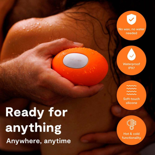 We-Vibe - Temp 可调节冷热感按摩器 - 橘红色 照片