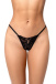 Mapale - 132 Lace Thong - Black - S/M 照片