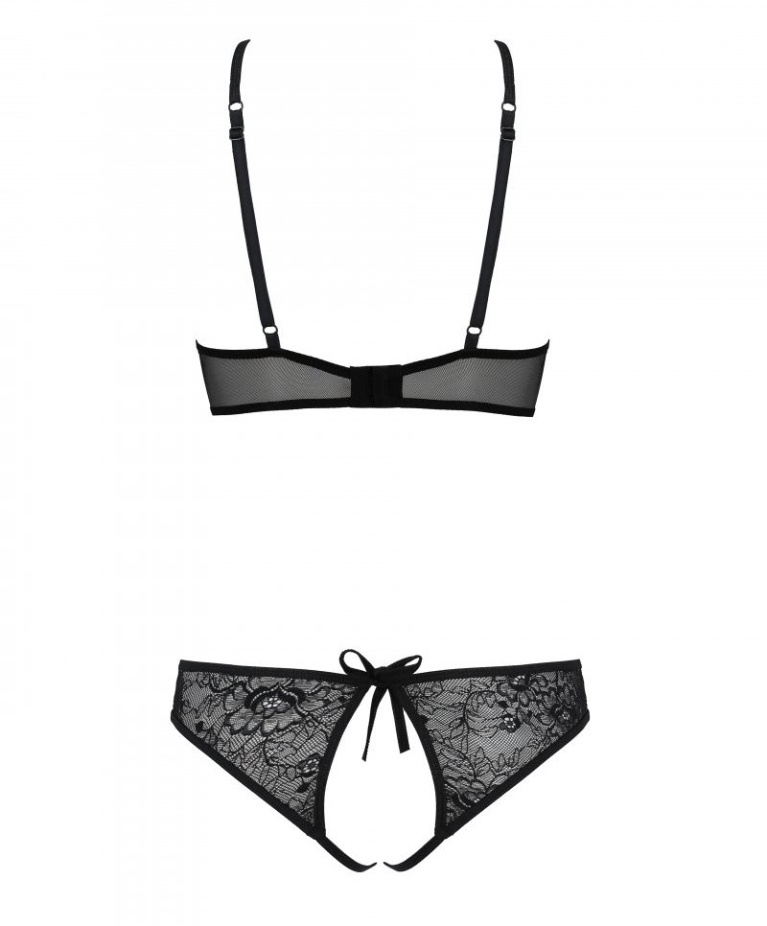 Passion Eco - Ursula Set - Black - S/M photo