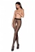 Passion - Tiopen 022 Pantyhose - Black/Red - 3/4 photo-2
