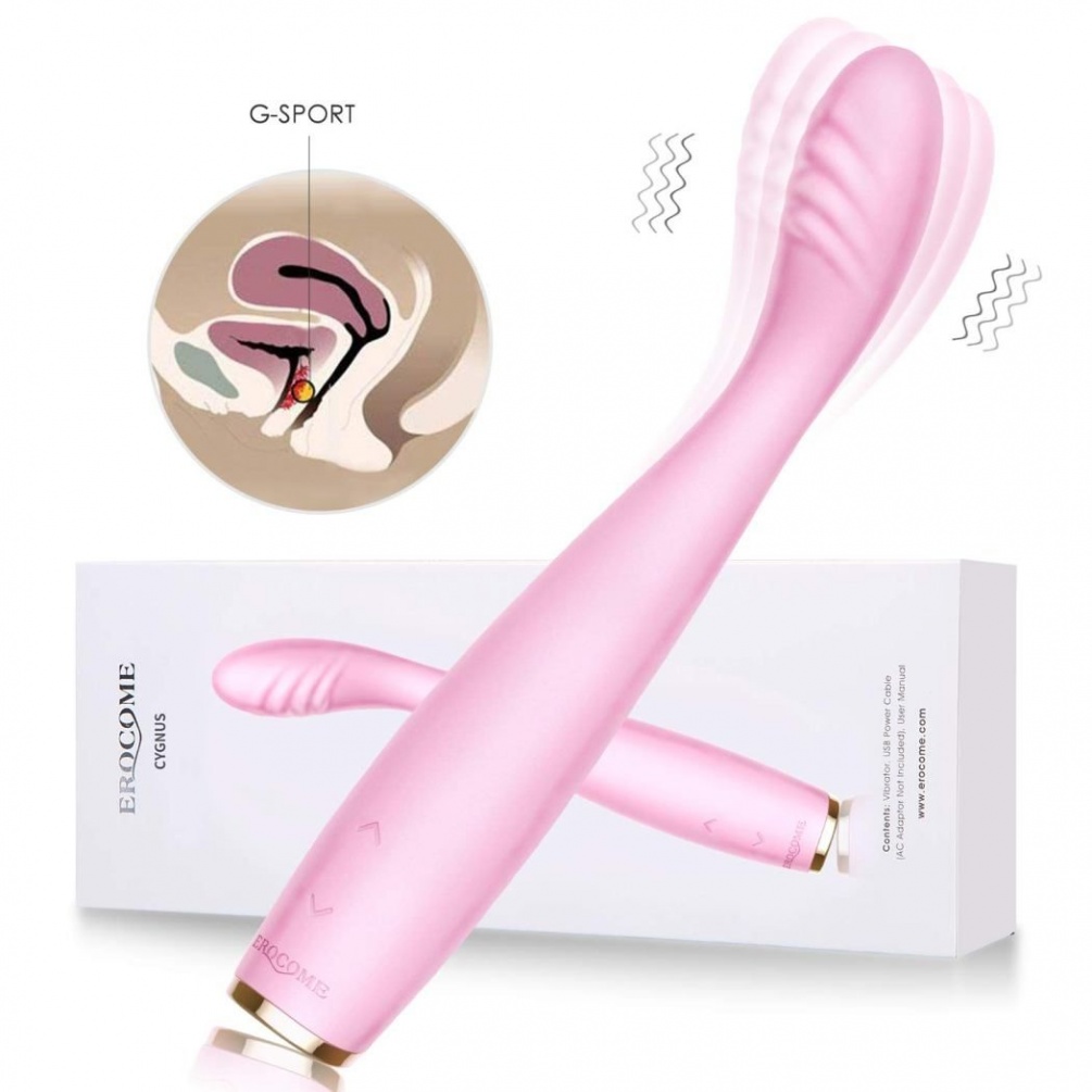 Textured Tip for Precise G-spot Stimulation - Erocome Cygnus... Erocome - Cygnus - Pink photo-9