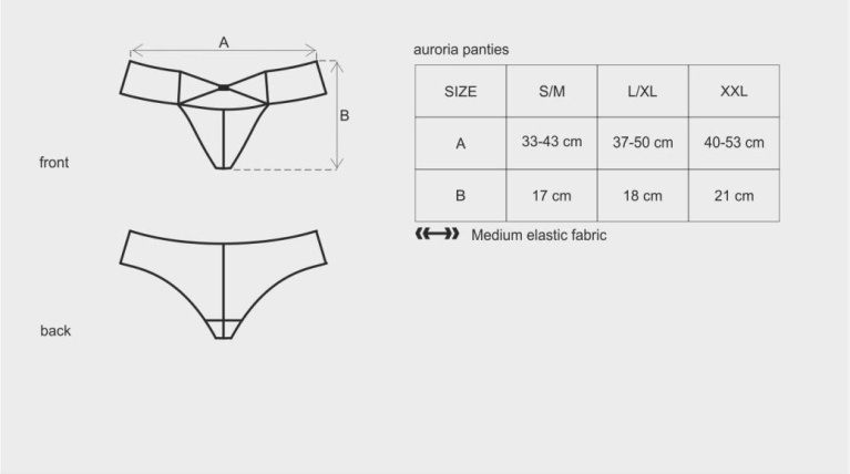 Obsessive - Auroria Panties - Blue - S/M photo