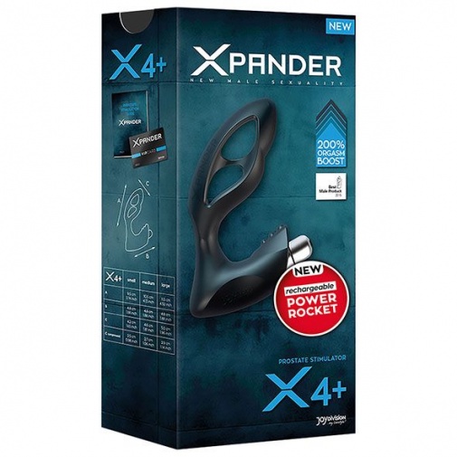 Joy Division - XPANDER X4+ Rechargeable PowerRocket Small - Black photo