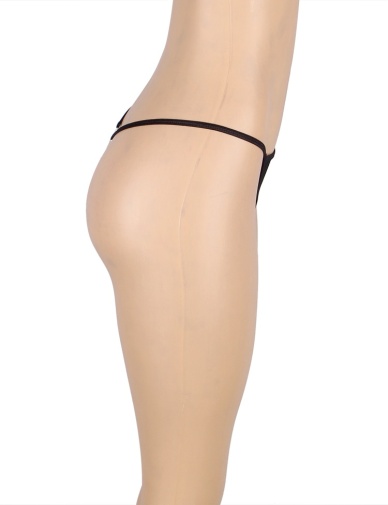 Ohyeah - Diamond Back G-String - Black - 3XL 照片