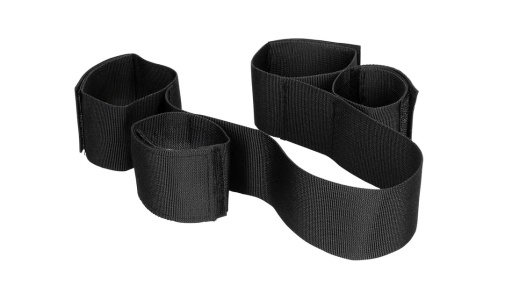 Ouch - Adjustable Hand & Ankle Restraints Set - Black photo