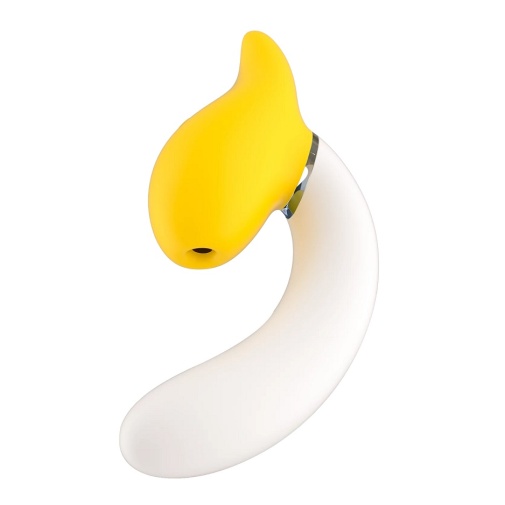 YY Horse - Rotating Banana Sucking Vibrator - Yellow 照片