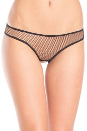 BeWicked - BW1648 Mesh Panties - Black - S photo