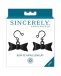 Sportsheets - Sincerely Bow Tie Nipple Jewelry - Black 照片-2