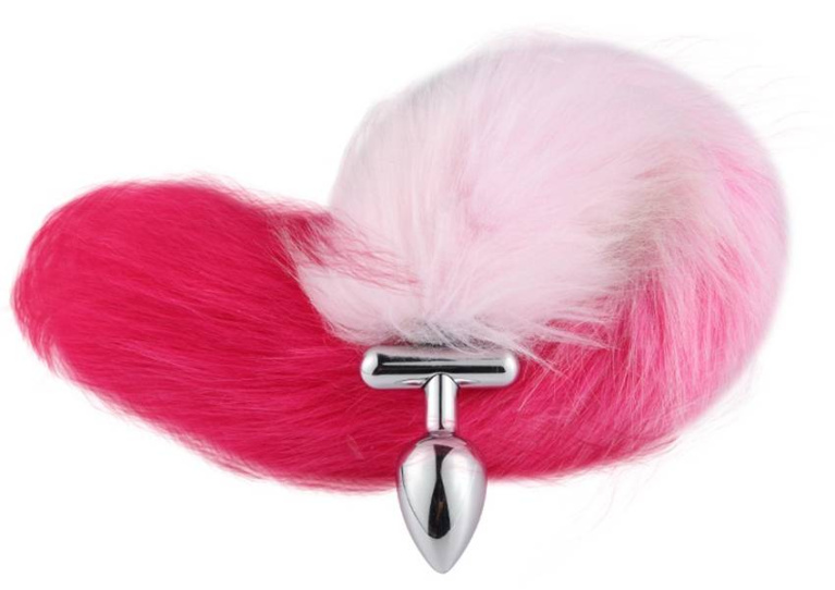 MT - Screwed Tail Plug with Cat Ears - Pink photo