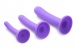 Strap U - Tri-Play 假阳具套装 3件装 - 紫色 照片-2